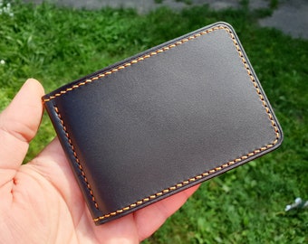 Money Clip Wallet Etsy - money clip wallet slim wallet vegetable tanned leather wallet mens wallet holiday gift original gift anniversary gift